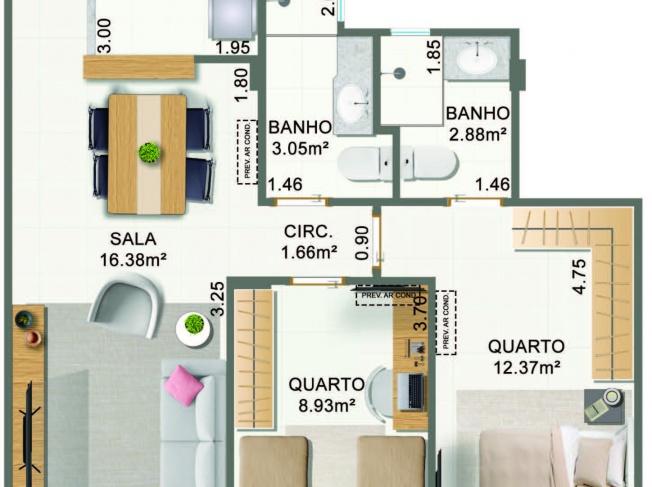 Apartamento - Tipo 02